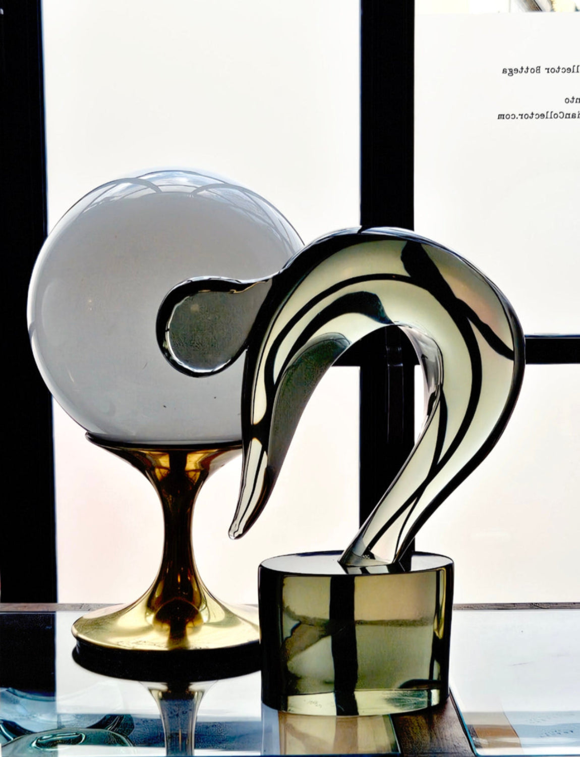 'Il Tuffatore' Murano Glass Sculpture by Loredano Rosin (1936-1992), signed