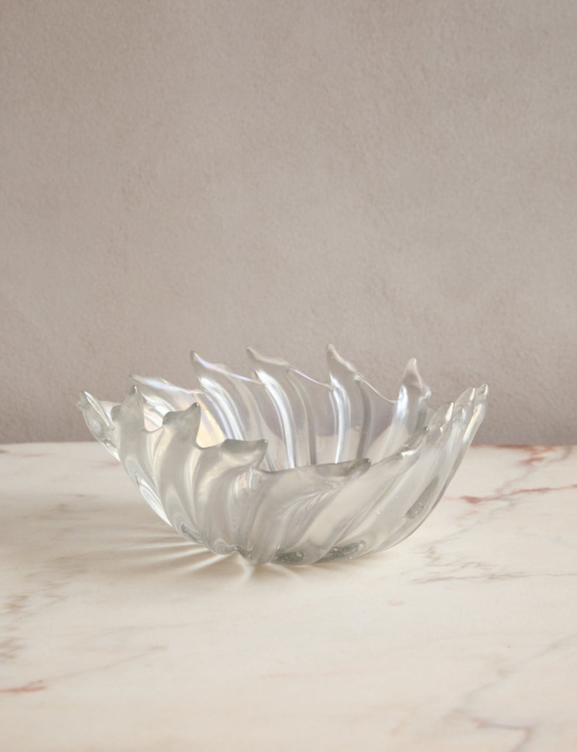 1945 Published Ercole Barovier 'Frastagliati' Murano Glass Bowl