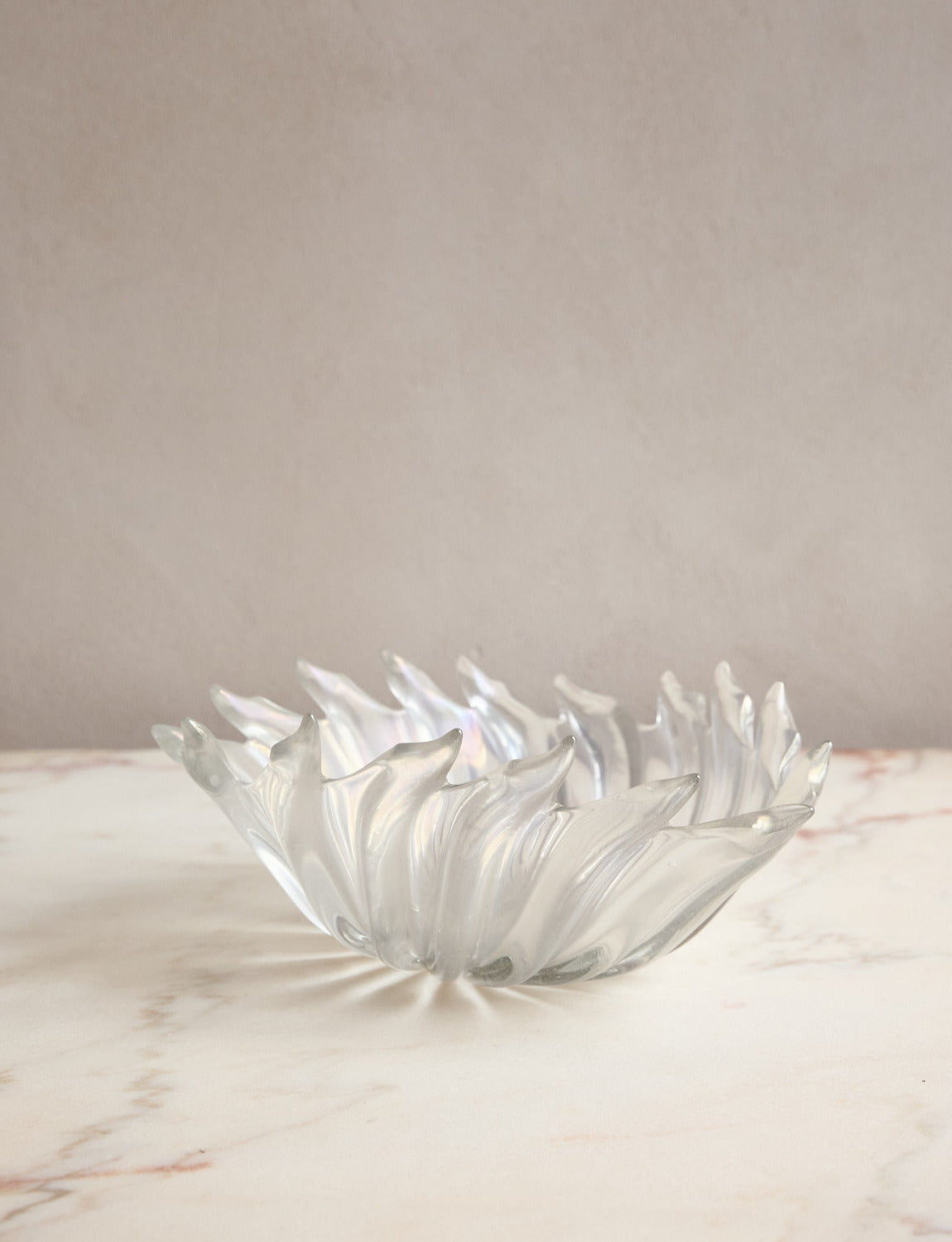 1945 Published Ercole Barovier 'Frastagliati' Murano Glass Bowl