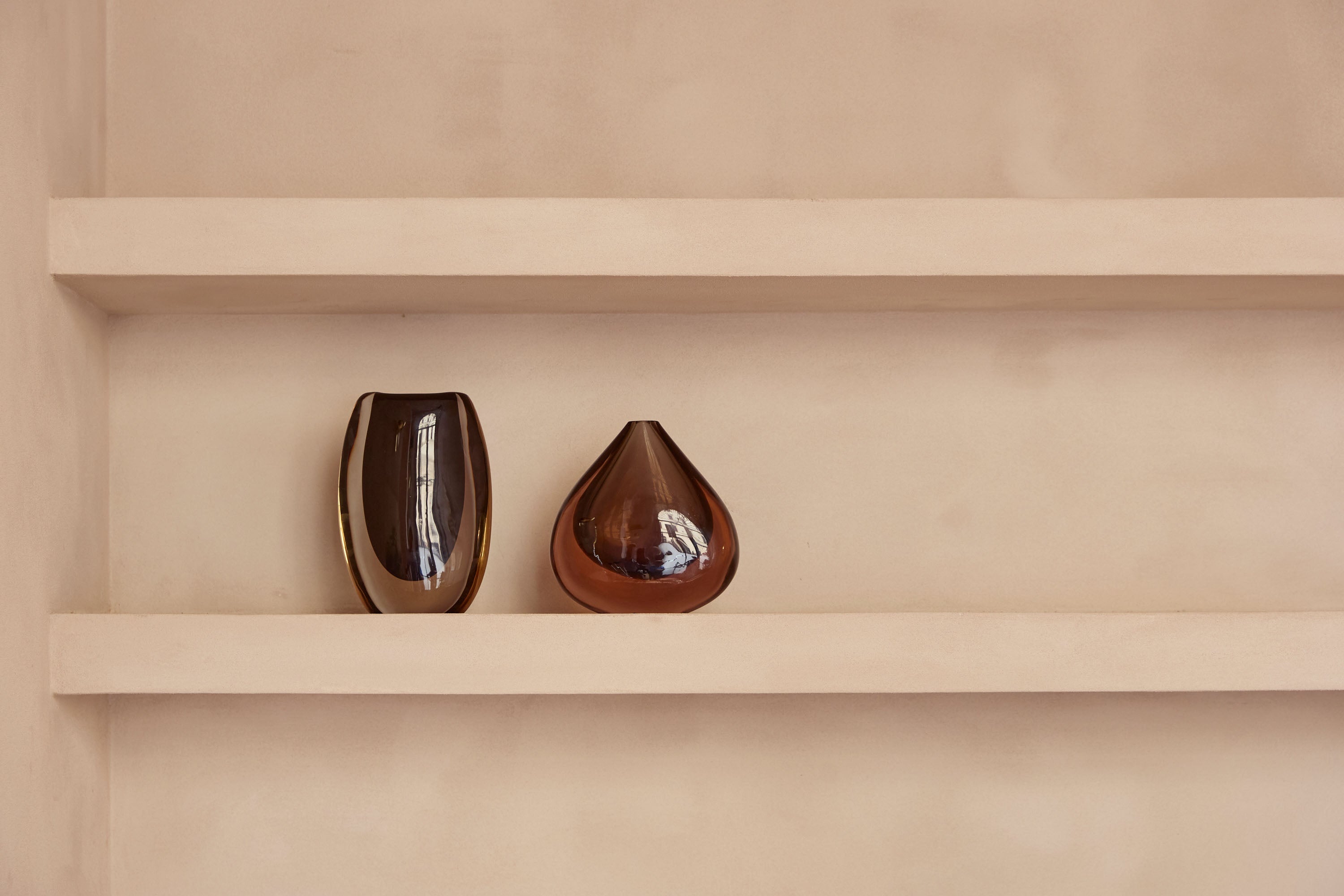 Black Sommerso Vase, Cenedese , 1960 Venice