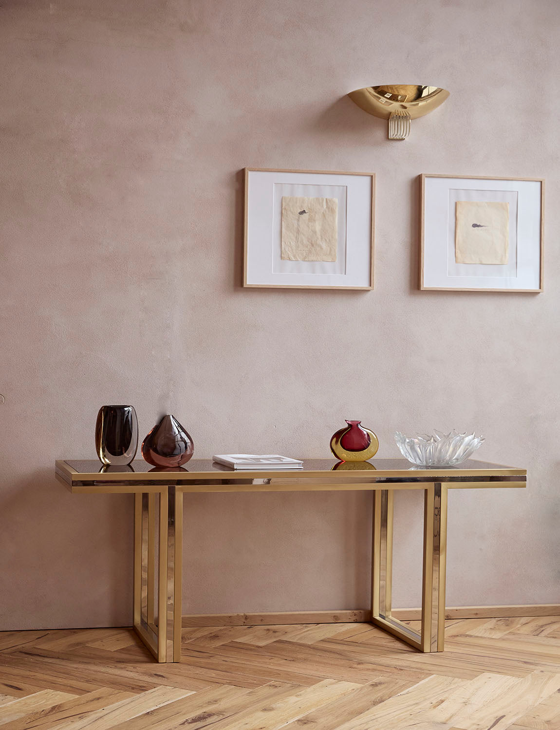 1970s Restored Romeo Rega Console Table