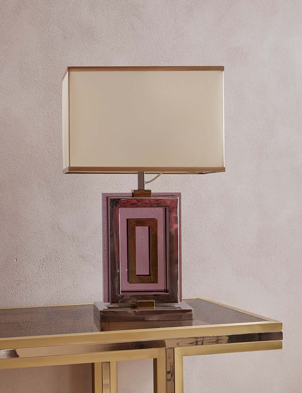 1970s Signed Romeo Rega Table Lamp