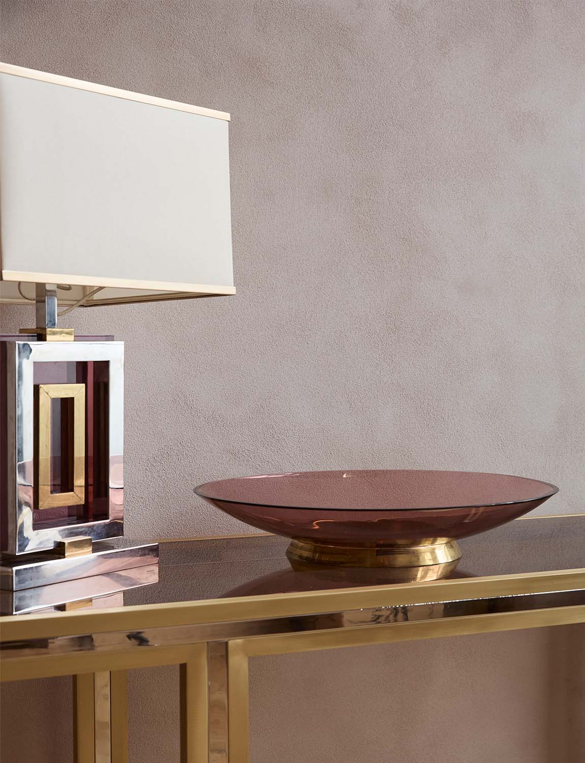 1970s Signed Romeo Rega Table Lamp