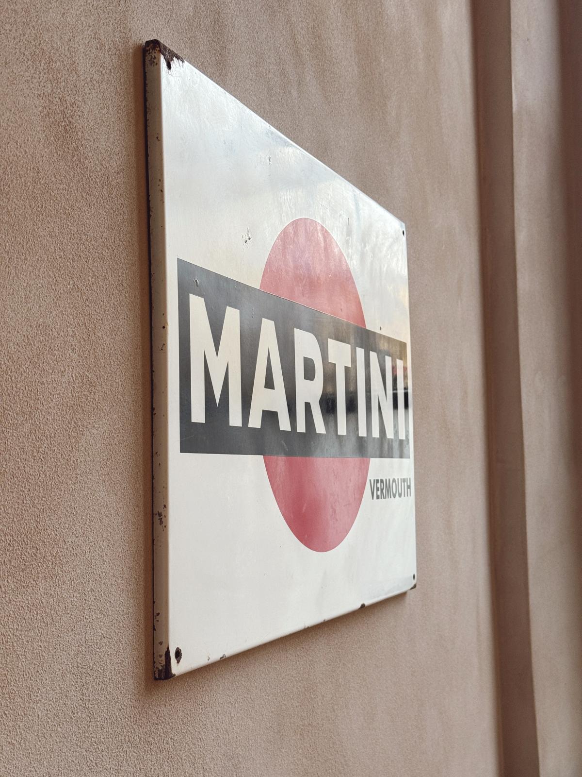 1960s Original Martini Sign