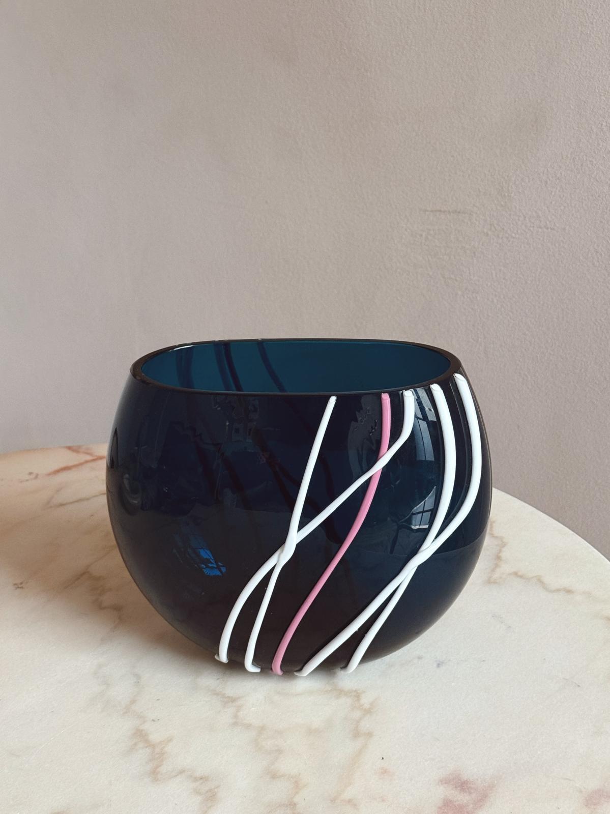 Versace for Venini, Murano Glass Candy Vase 1998