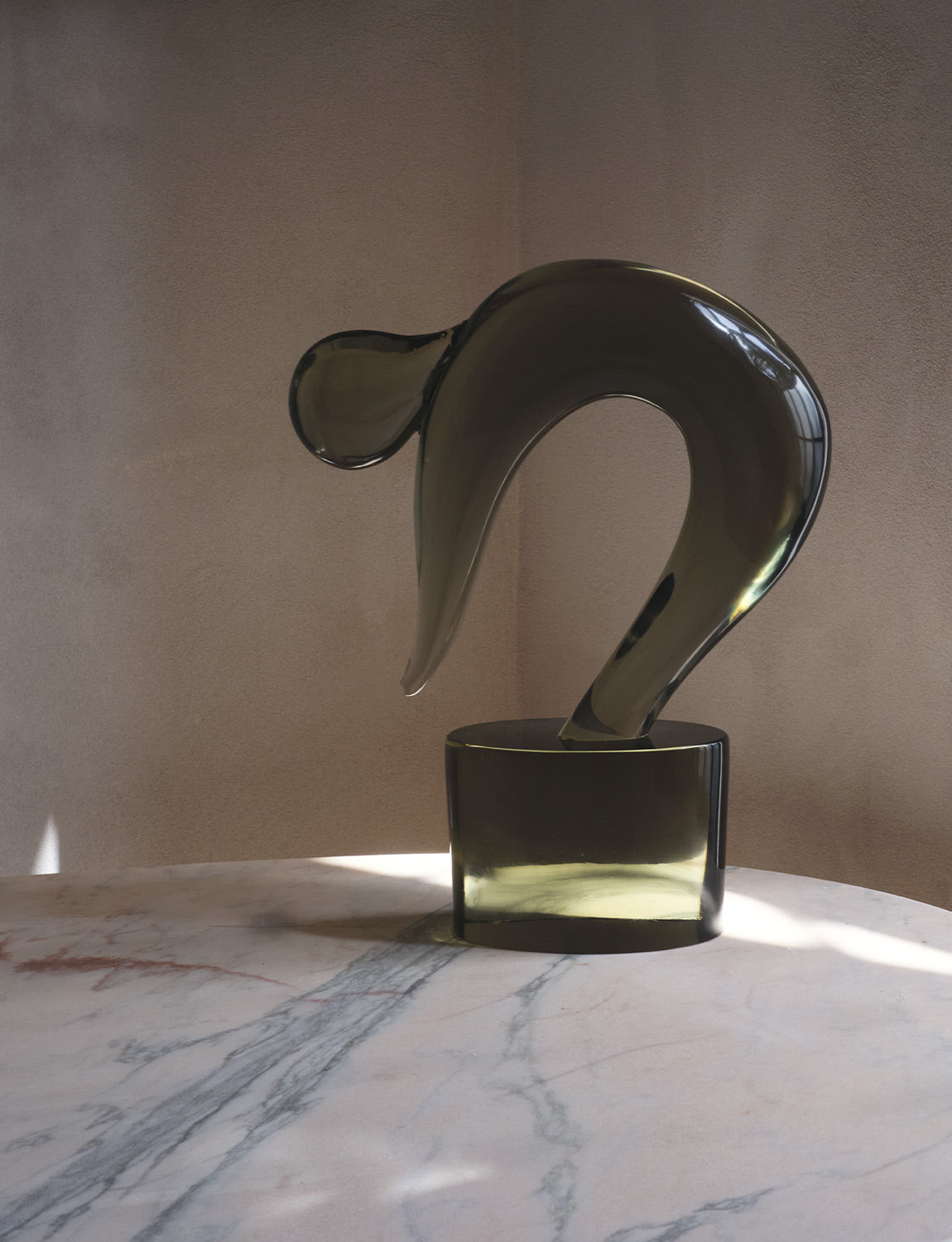 'Il Tuffatore' Murano Glass Sculpture by Loredano Rosin (1936-1992), signed