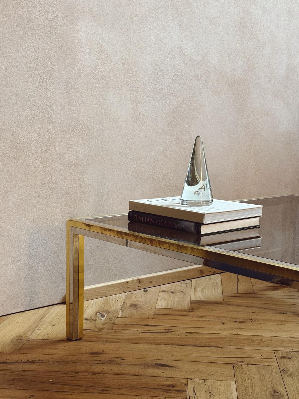 1970s Large Square Romeo Rega Coffee Table