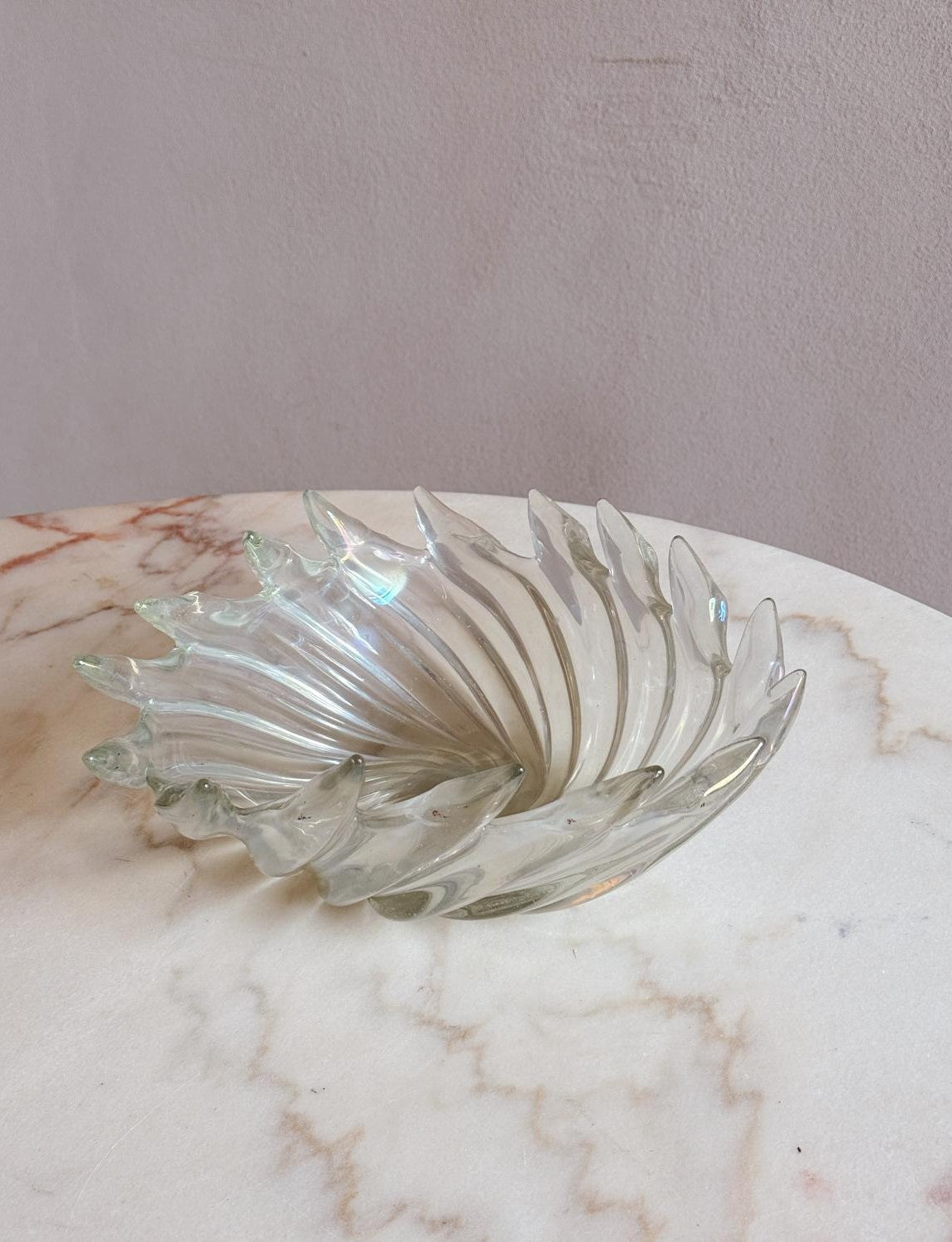 1945 Published Ercole Barovier 'Frastgliati' Murano Glass Bowl (medium)