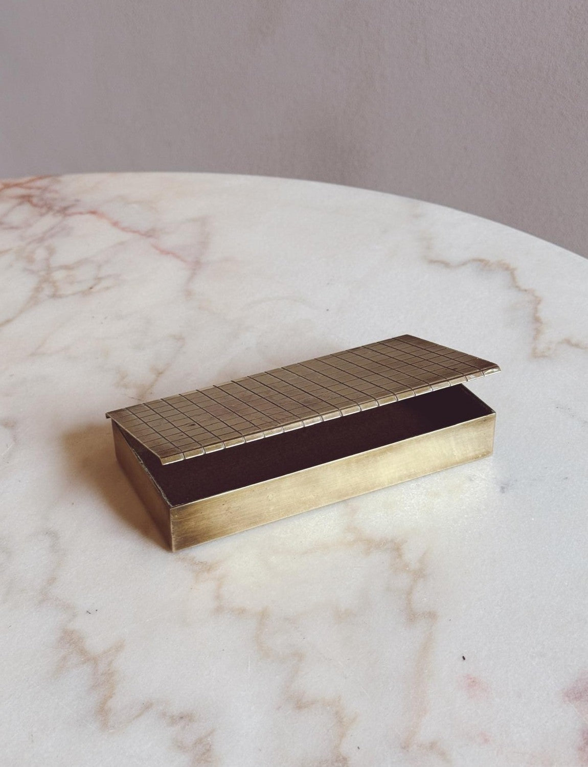 1960s Brass Desk Box