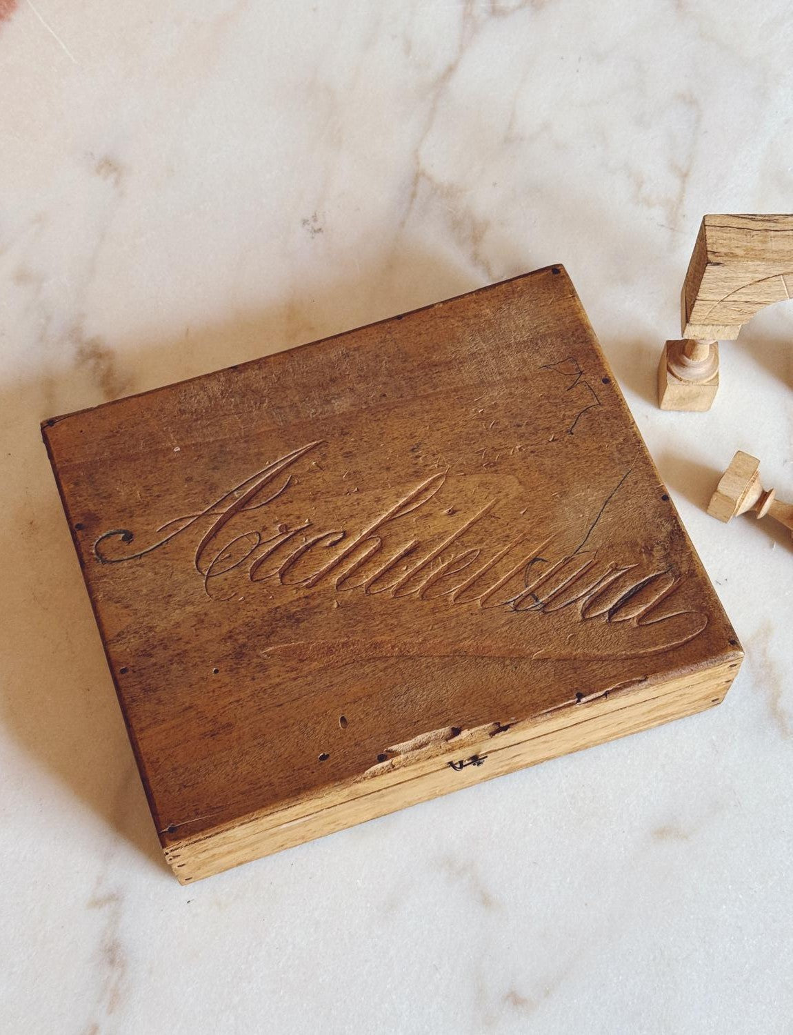 1940s Wooden 'Architettura' Architects Game