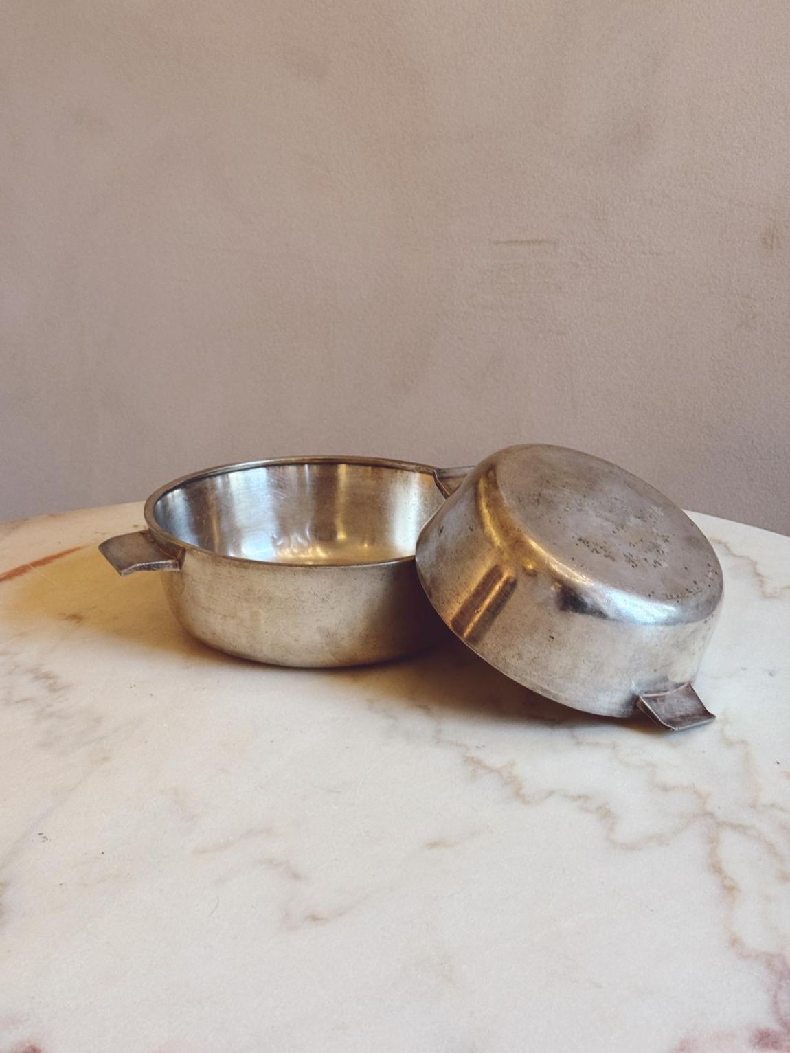 Pair of 1969 Gio Ponti for Broggi, Italia Silver Metal Bowls