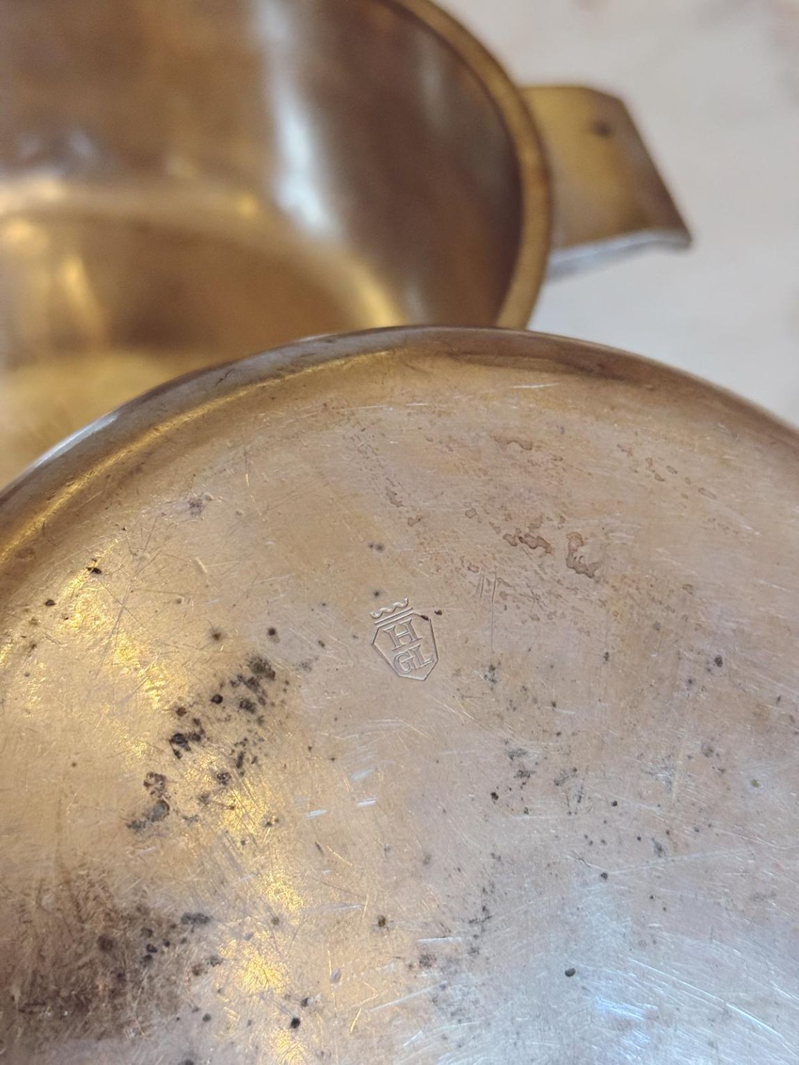 Pair of 1969 Gio Ponti for Broggi, Italia Silver Metal Bowls