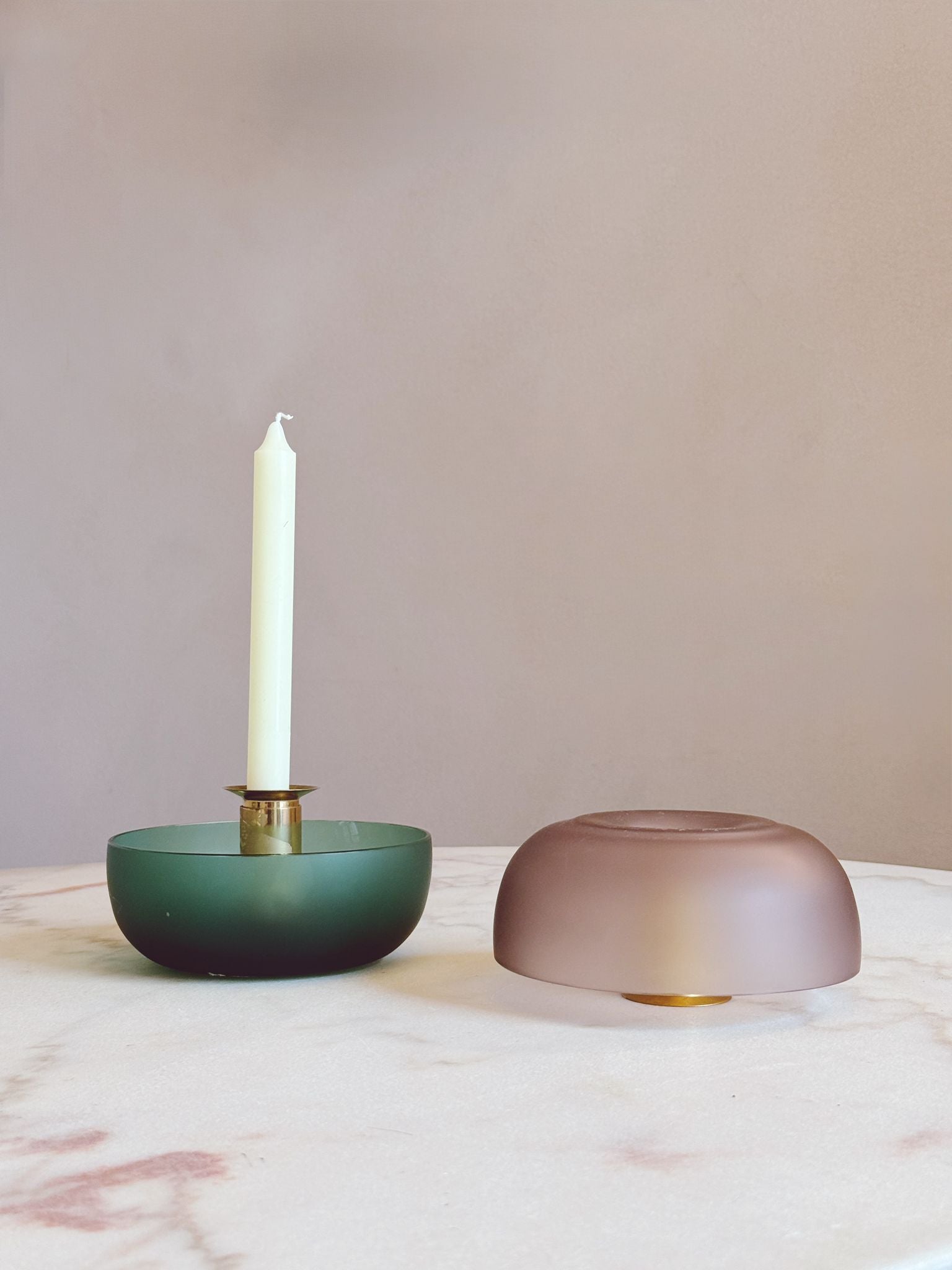 1970s Pair of Murano Glass Candlesticks, Venini