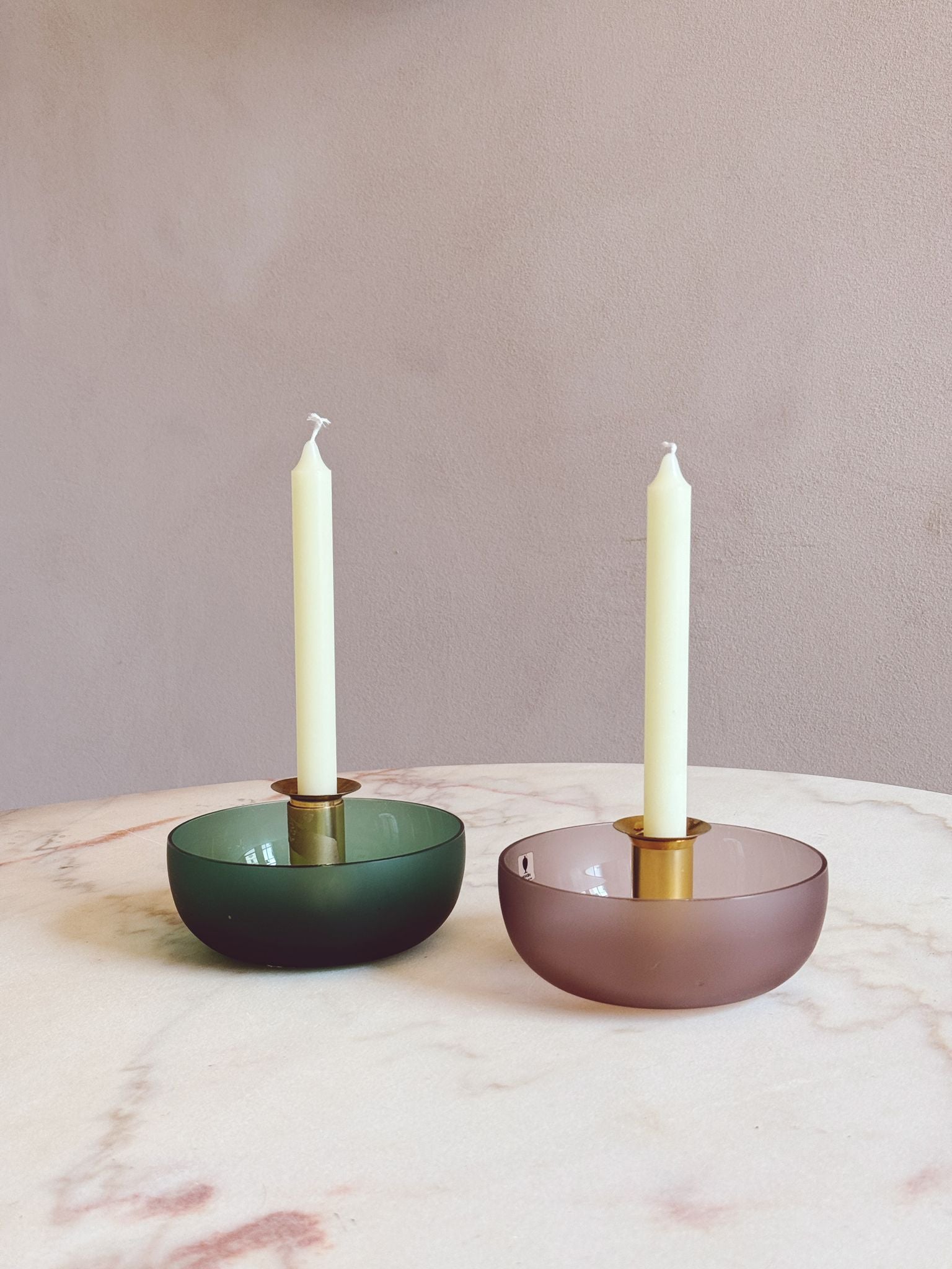 1970s Pair of Murano Glass Candlesticks, Venini