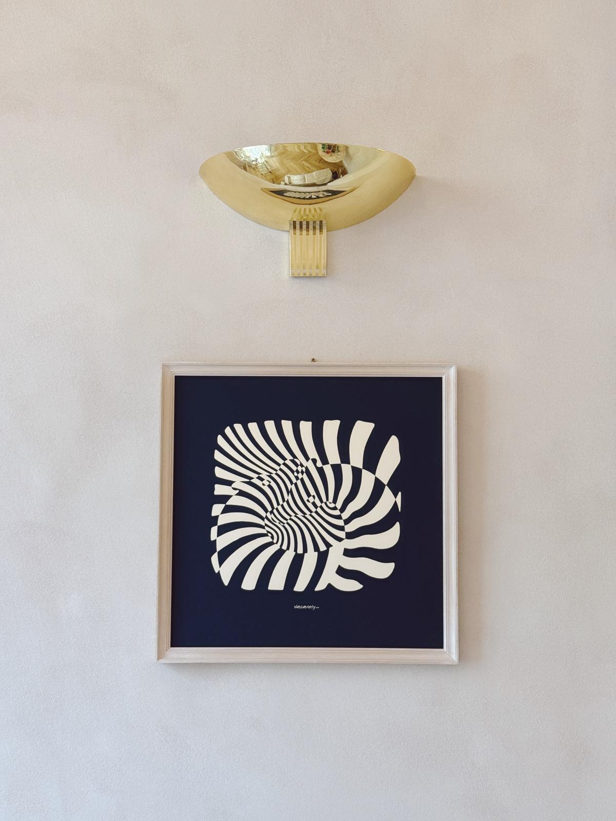Zebra by Vicktor Vasarely, 1975