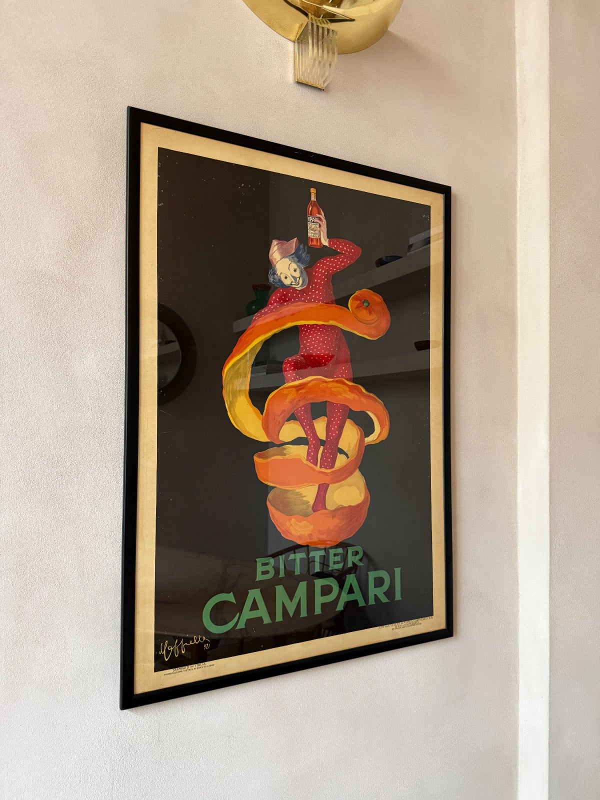 Leonetto Cappiello’s “Bitter Campari” (1921) Lithographic Poster