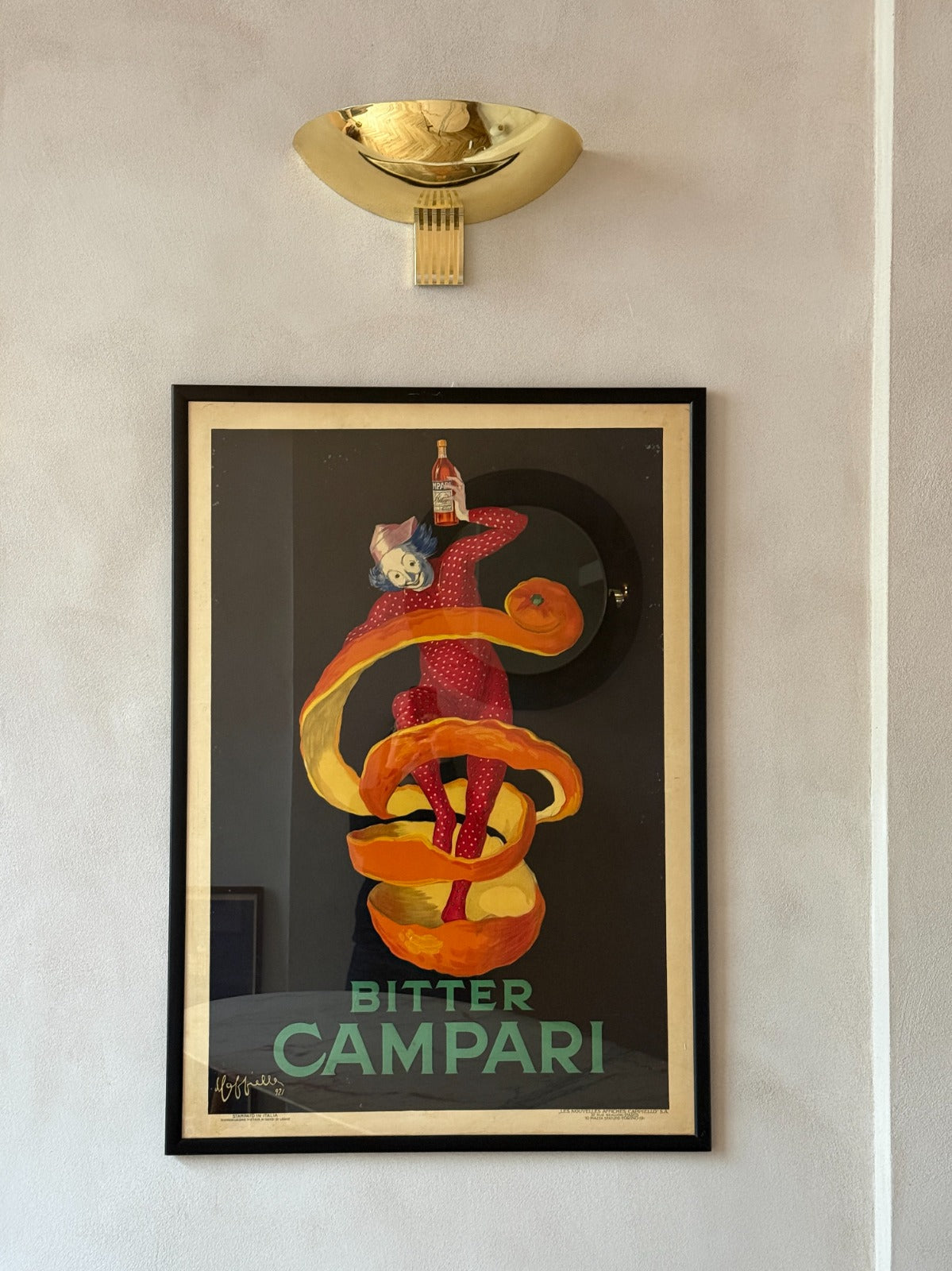 Leonetto Cappiello’s “Bitter Campari” (1921) Lithographic Poster