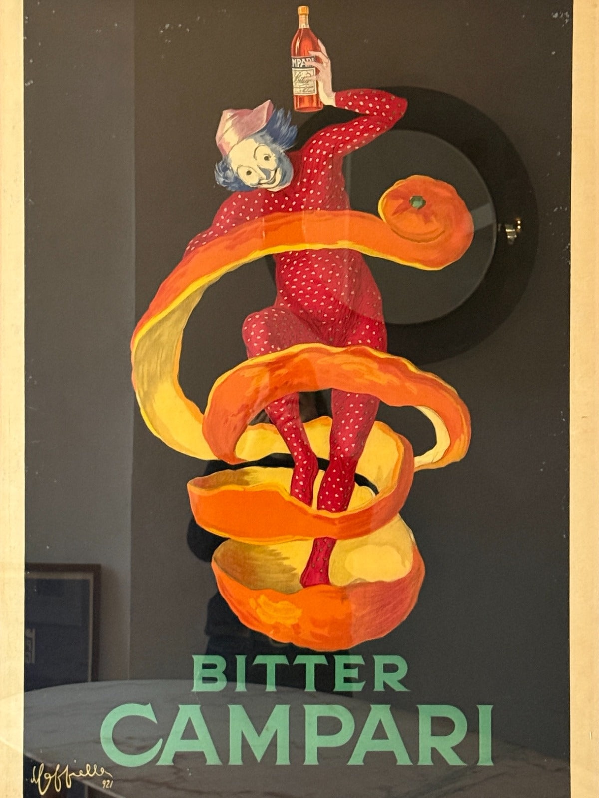Leonetto Cappiello’s “Bitter Campari” (1921) Lithographic Poster