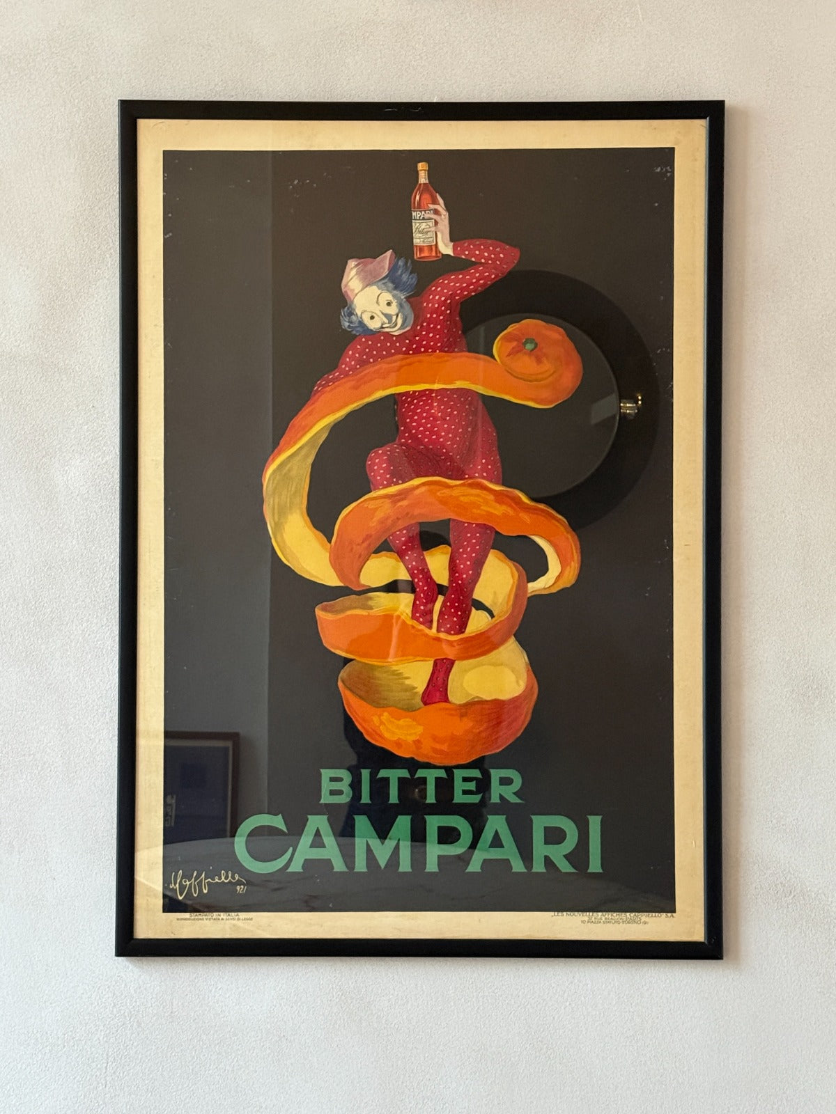 Leonetto Cappiello’s “Bitter Campari” (1921) Lithographic Poster