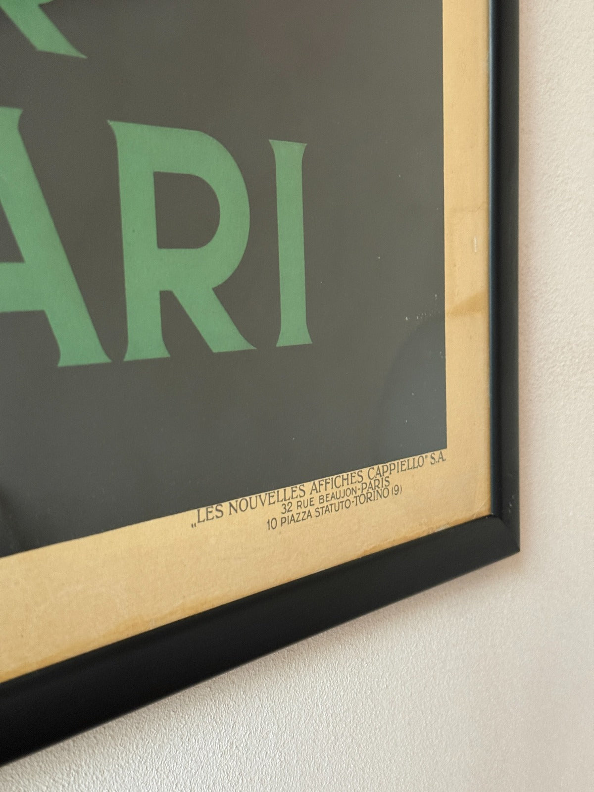 Leonetto Cappiello’s “Bitter Campari” (1921) Lithographic Poster