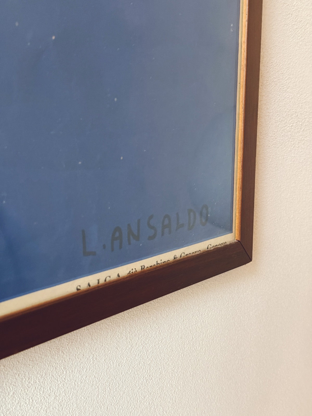 1939 Original Lithograph, Littoriali del mare maggio XVII by L.Ansaldo