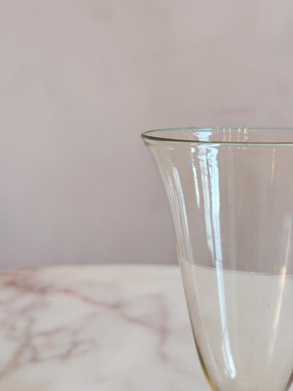 1940s Hand-Blown Murano Water or Wine Glasses (Set of 10 Extra Large)