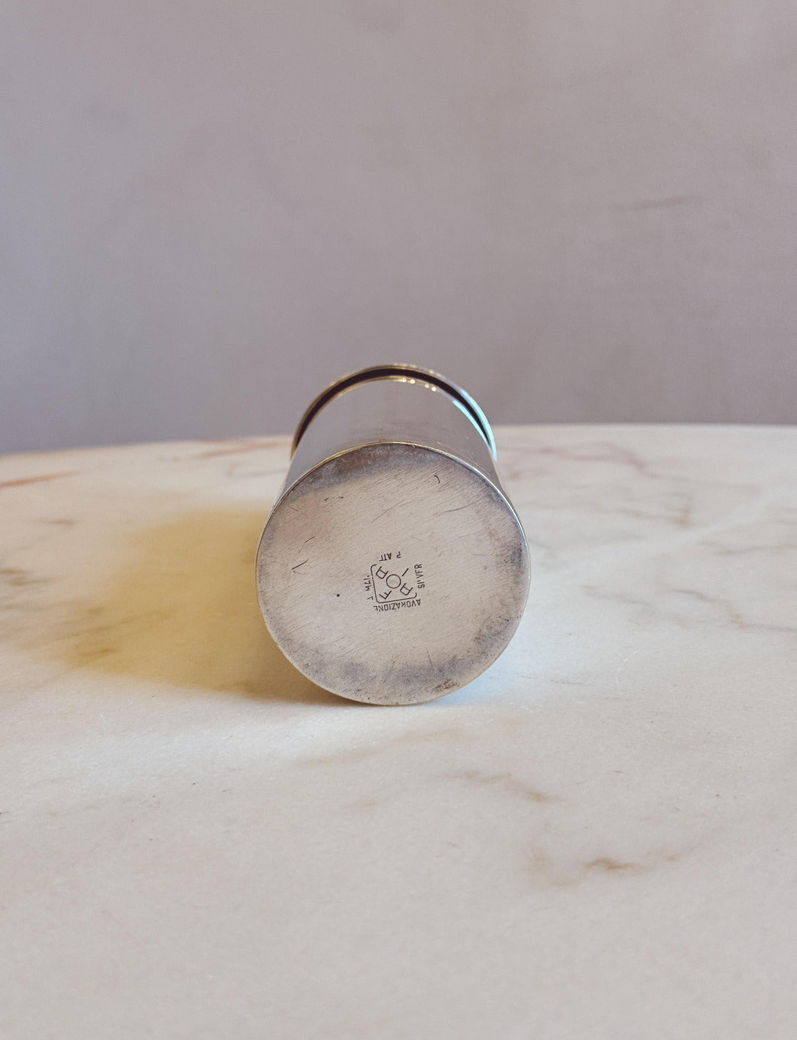 1960s FAOAL Silver-plated Handmade Cocktail Shaker