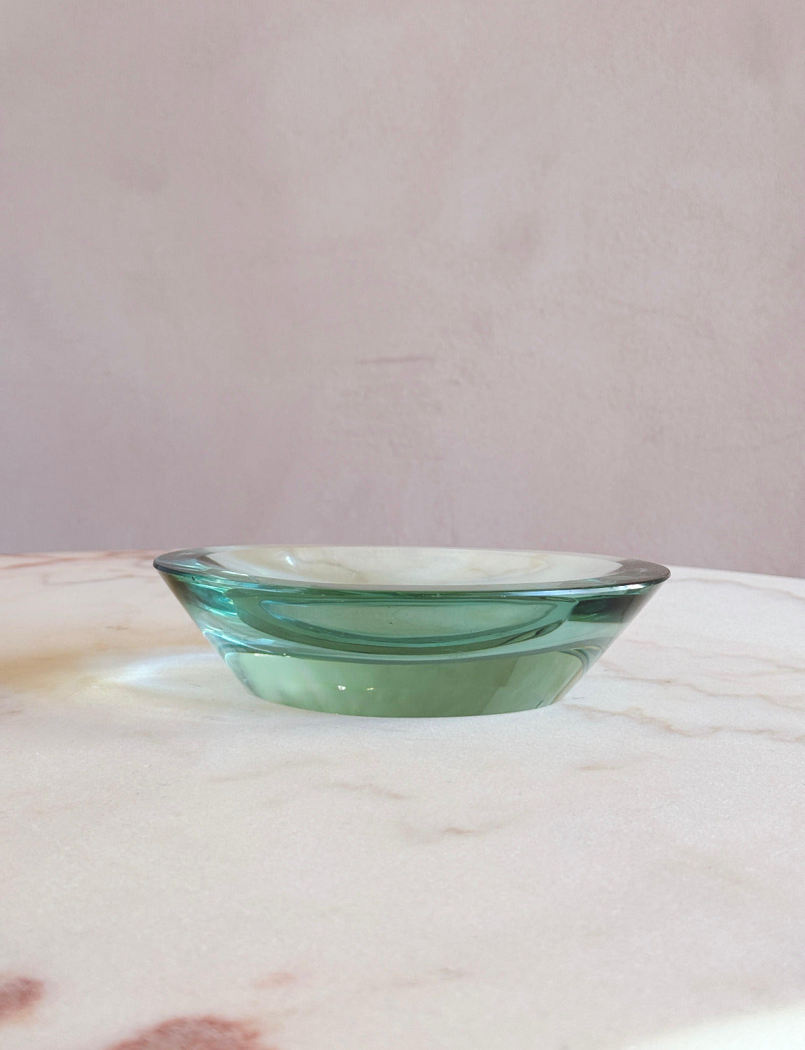 1960s Max Ingrand for Fontana Arte Thick Glass Bowl