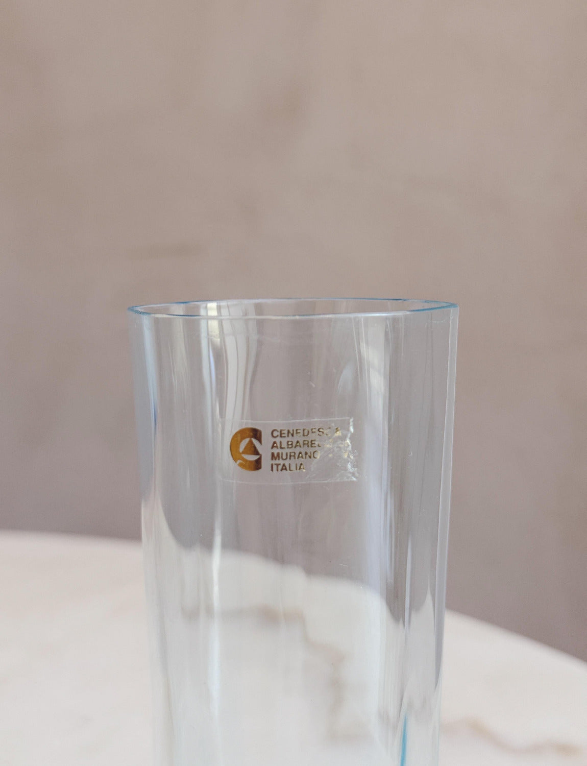 1970s Cenedese Blue Jug and Glasses Set (Six Glasses)