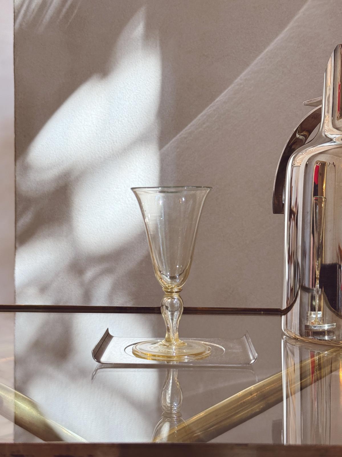 1960s Lino Sabattini Silver-plated Modernist Coasters