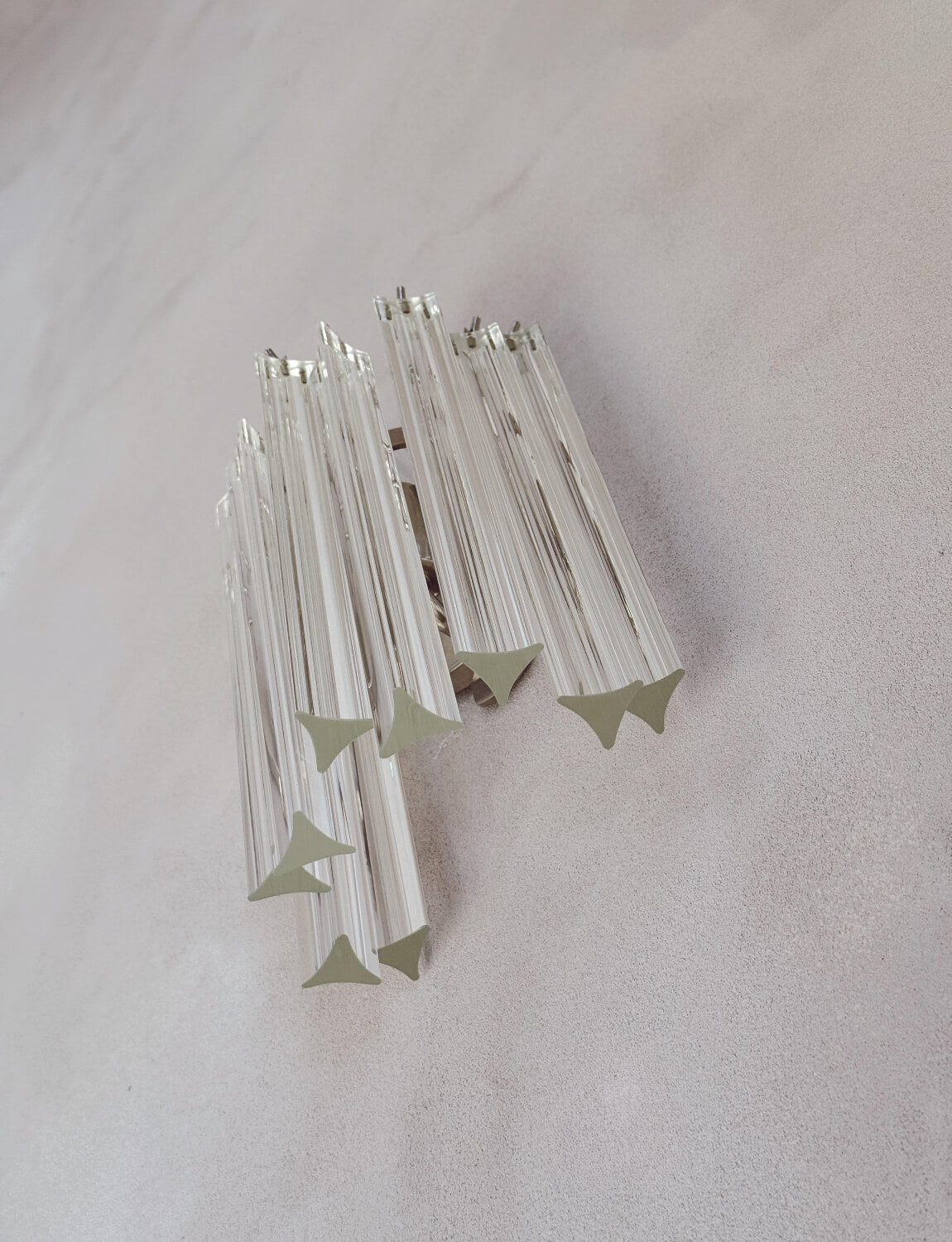 Pair of 1970s Murano Glass Wall Lights