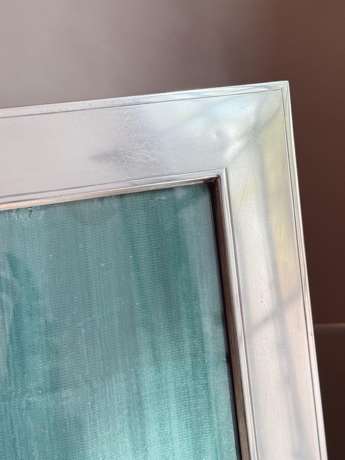 1940s Large Silver Frame with thick border