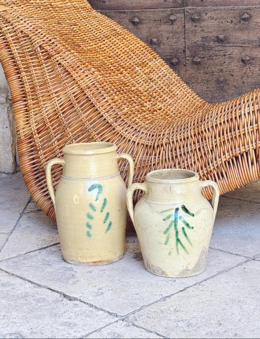 Pair of 1930s Tree of Life Pots with Handles (medium)