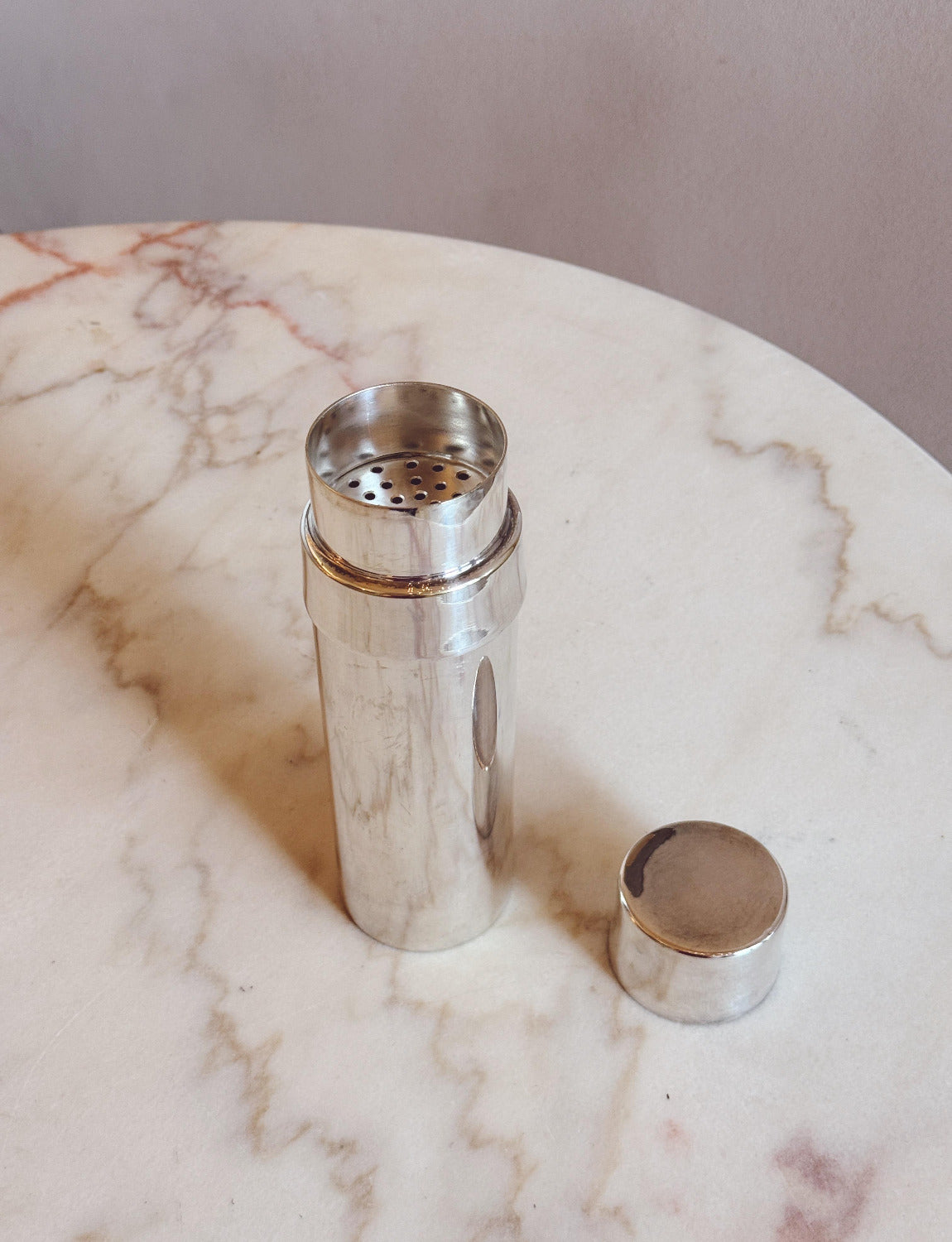 1960s FAOAL Silver-plated Handmade Cocktail Shaker