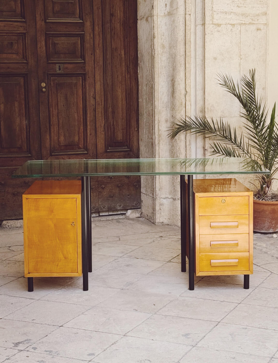 1950s 'Palermo' Desk by G. Caccamo Mobili