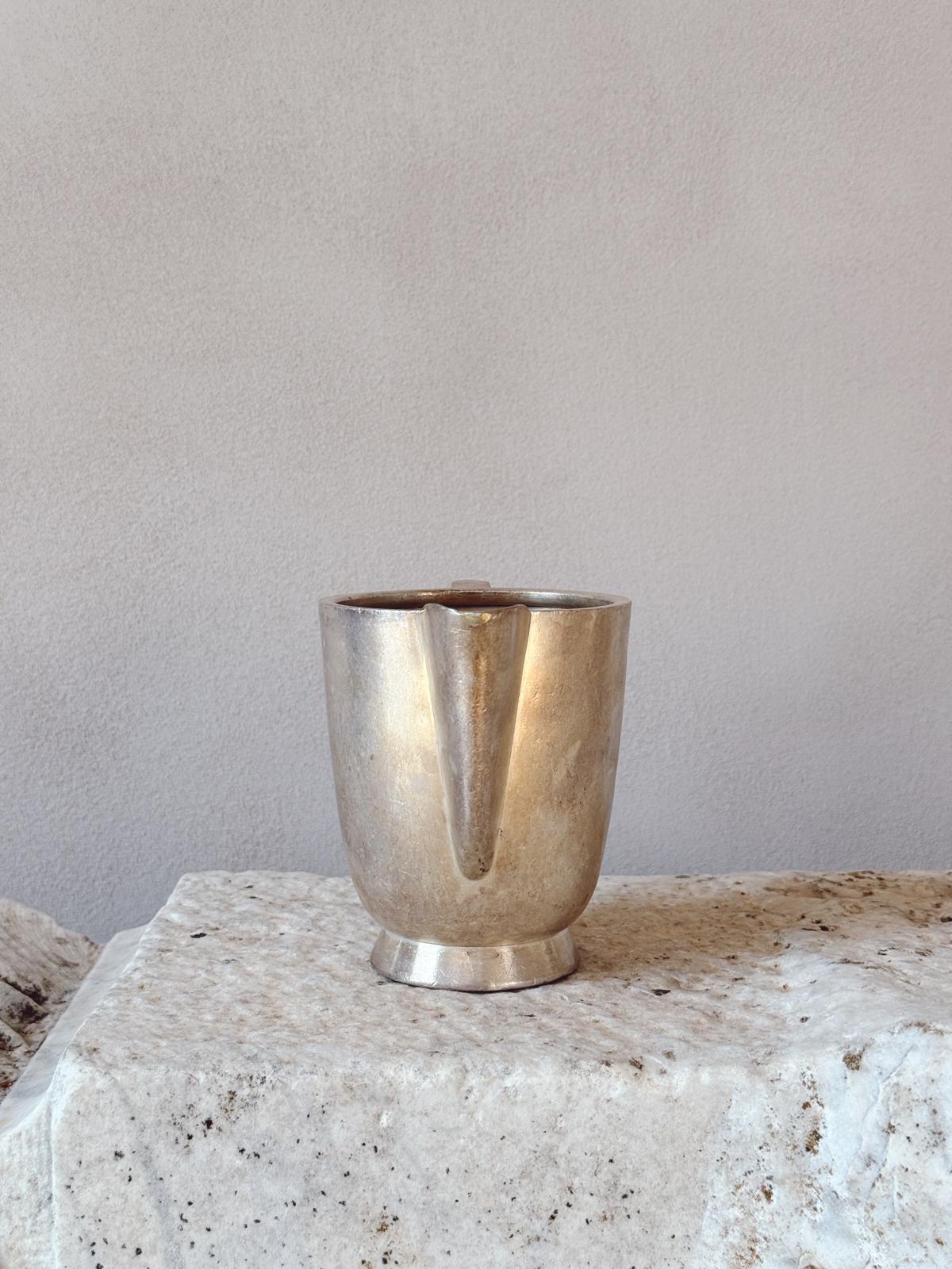 1950s Set of Three Metal Jugs by Fratelli Calderoni