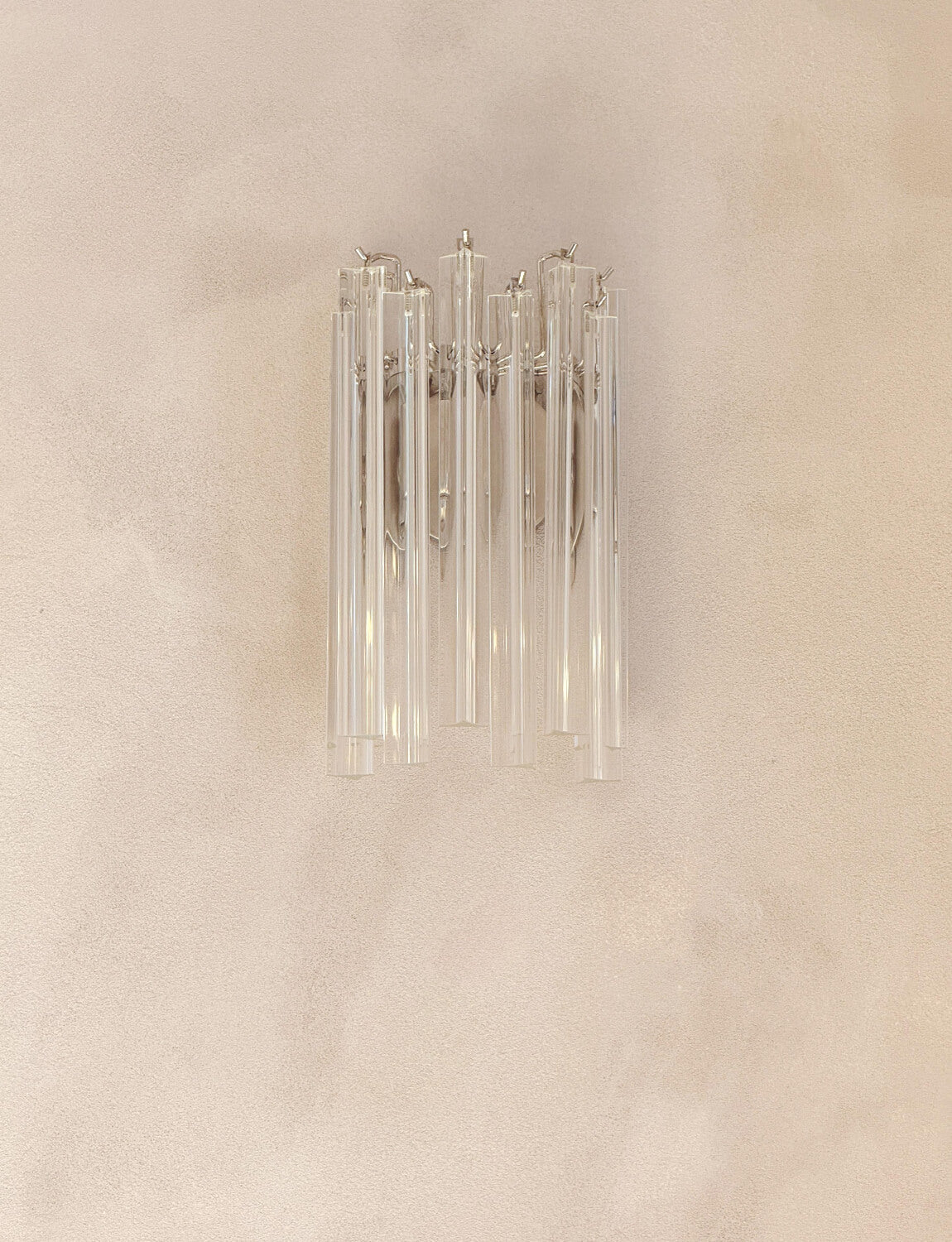 Pair of 1970s Murano Glass Wall Lights