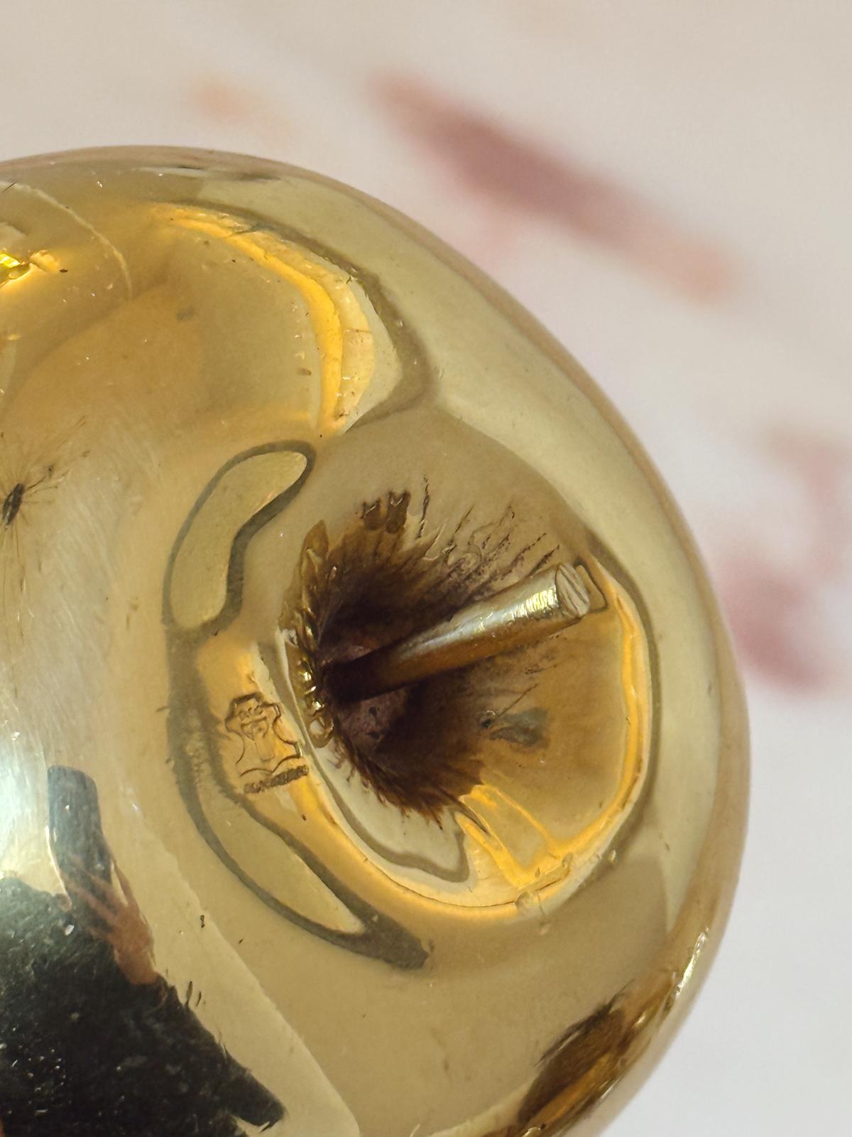 1960s Italian Silver-Plated and Gold Fruit