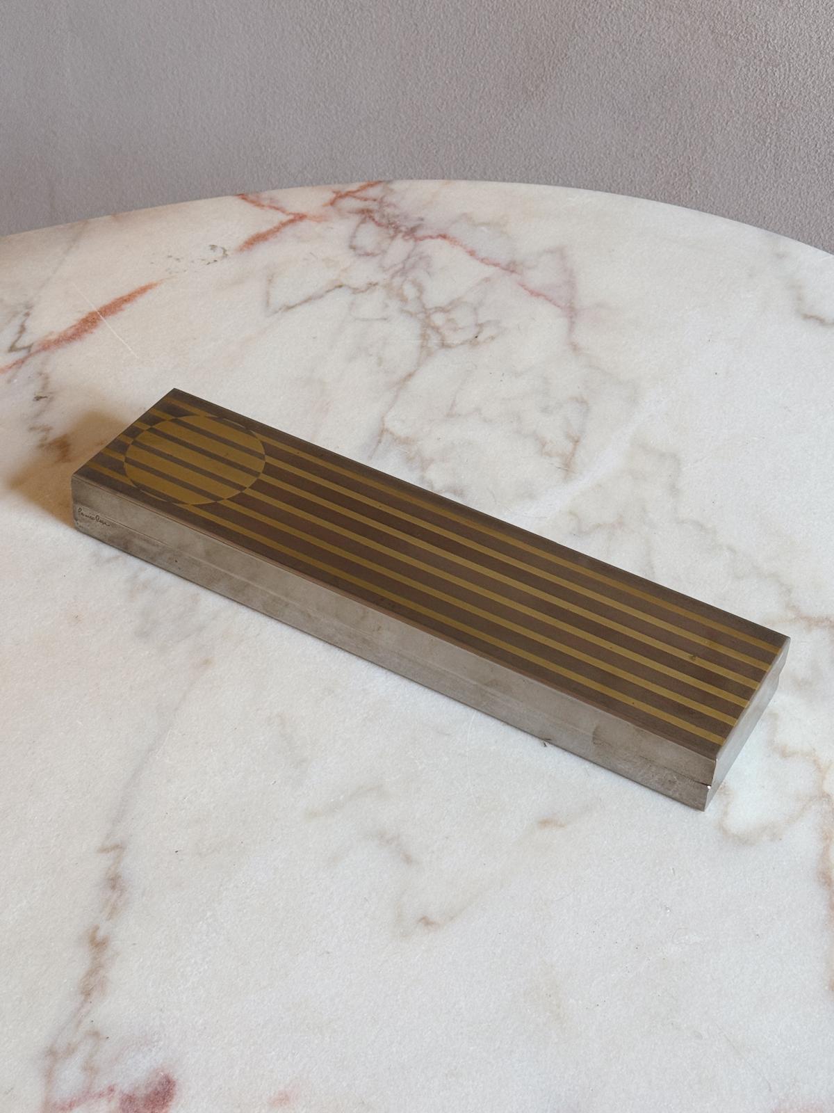 1960s Long Signed Romeo Rega Desk Box