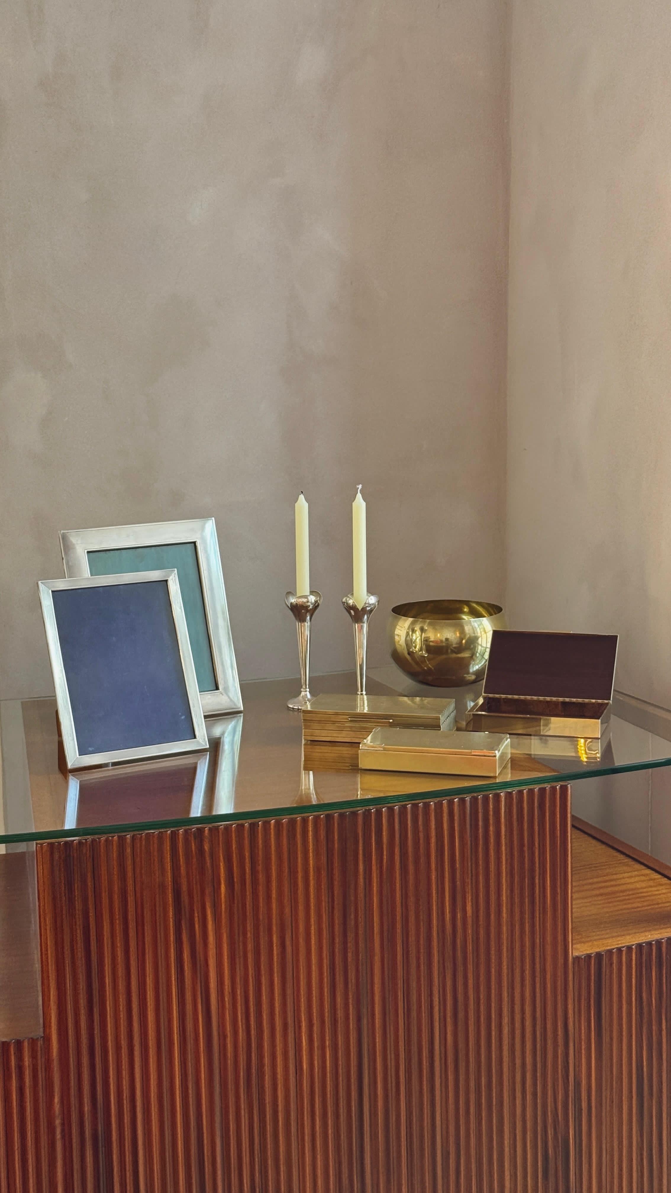 Pair of 1970s Italian Brass Bowls