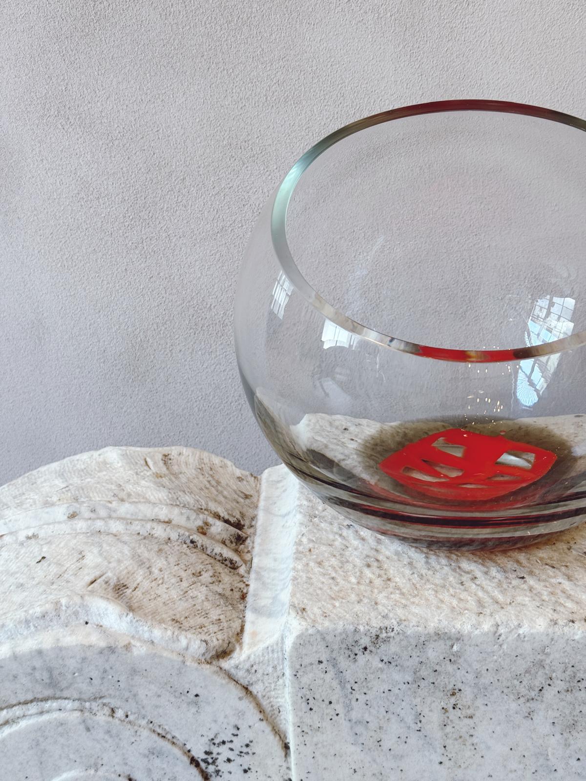 1968 Signed 'Murrina' Venini Vase by Ludovico de Santillana