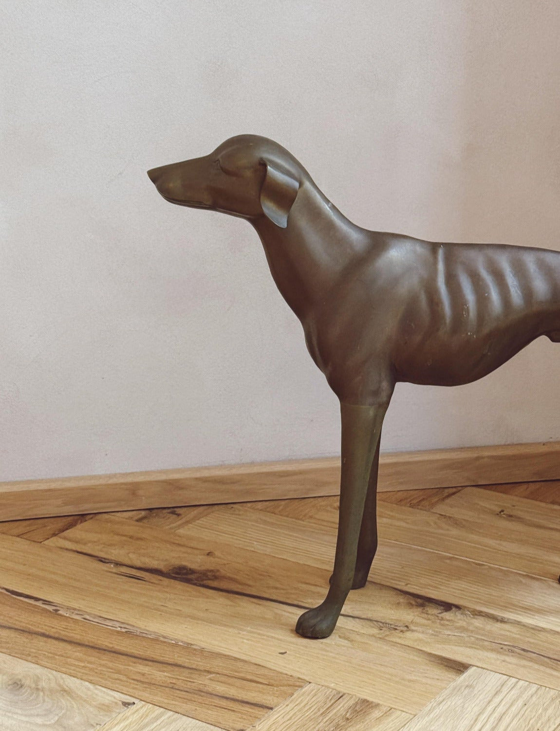 Mid-century Italian Bronze Whippet