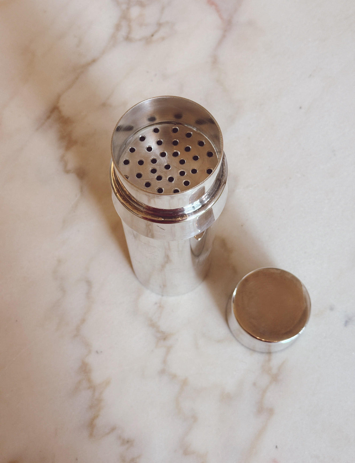 1960s FAOAL Silver-plated Handmade Cocktail Shaker