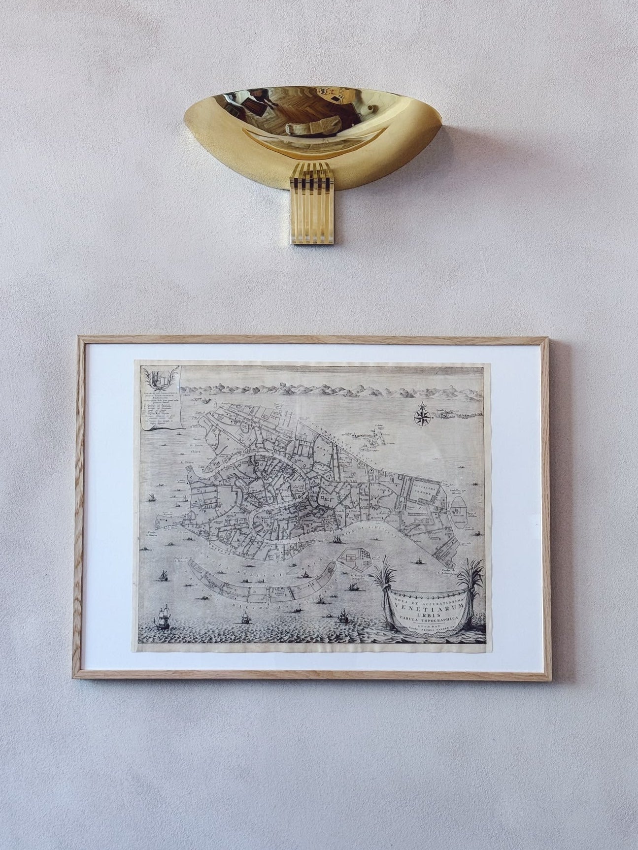 1722 Antique Map of Venice by Petrus van der Aa