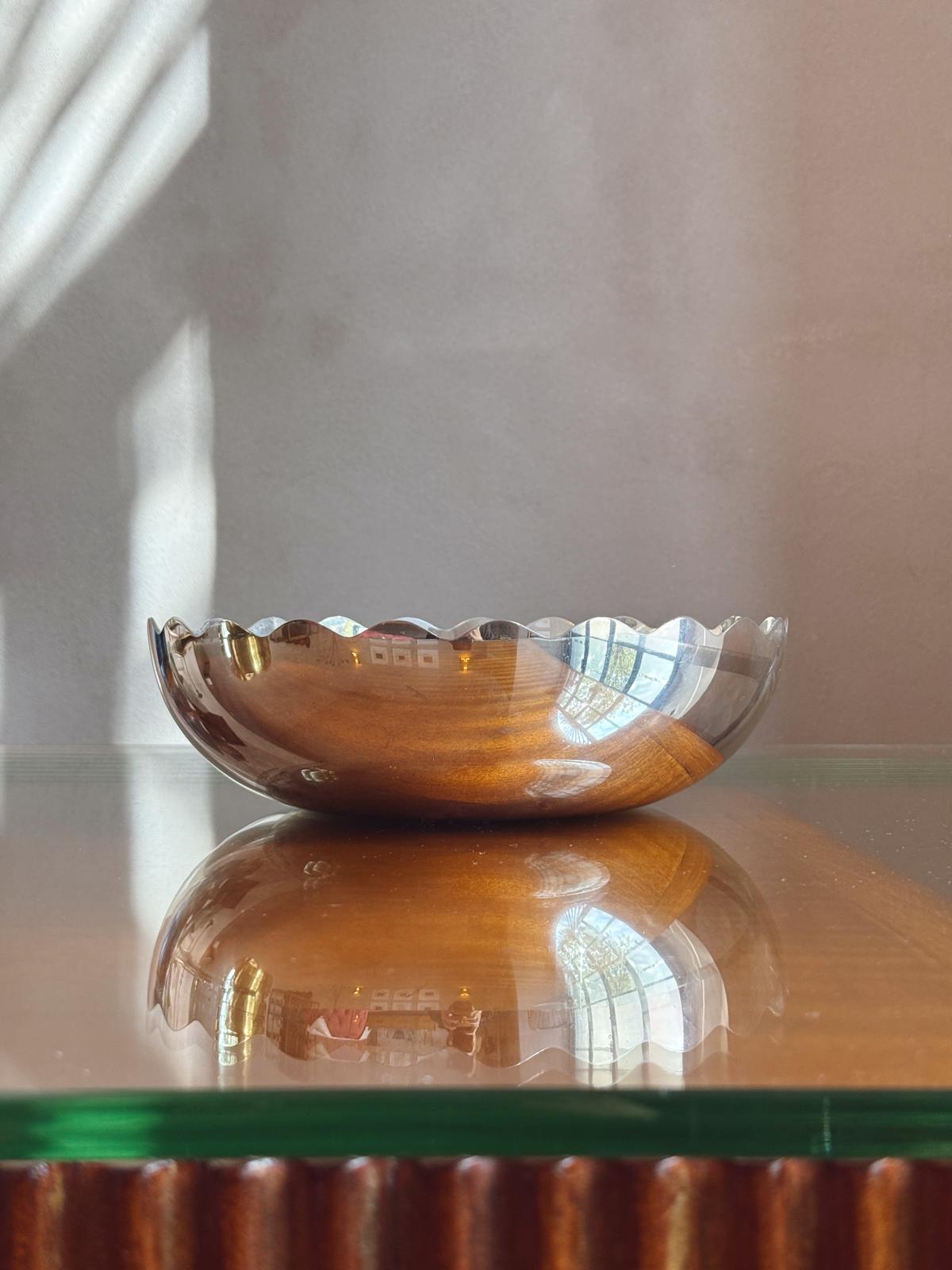 1970s Silver-plated Bowl by Cleto Munari