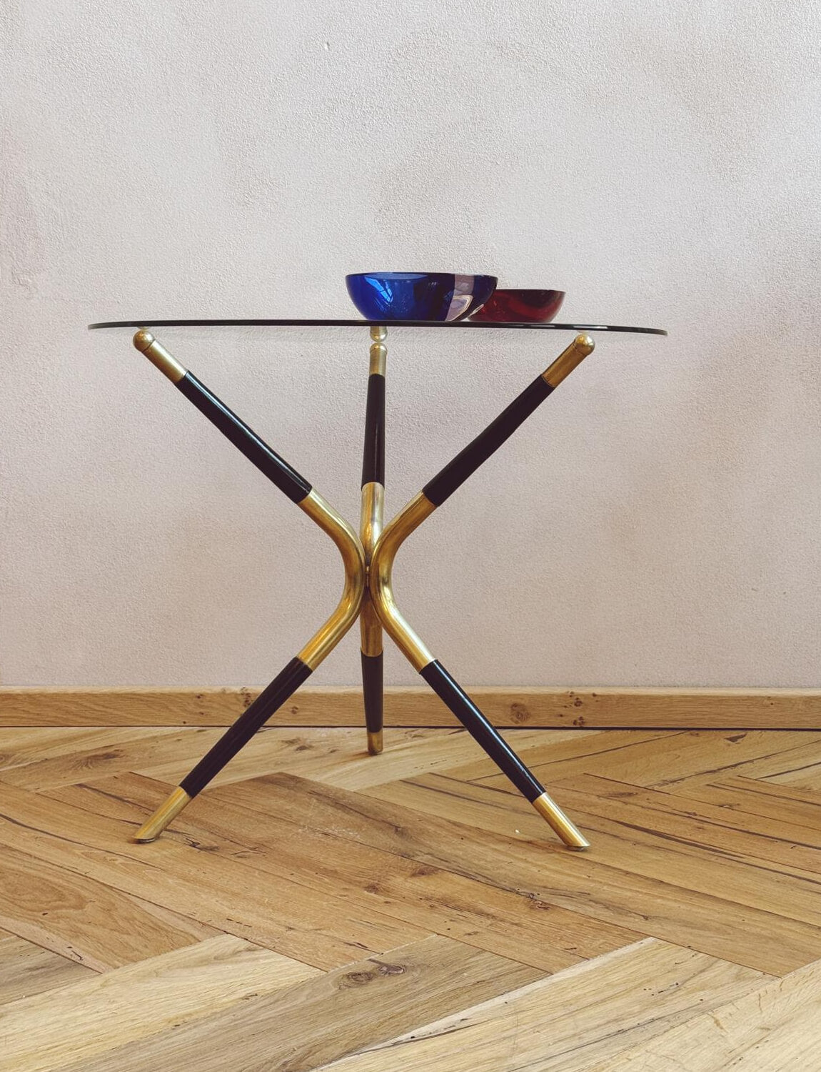 1950s Cesare Lacca Round Spider Side Table