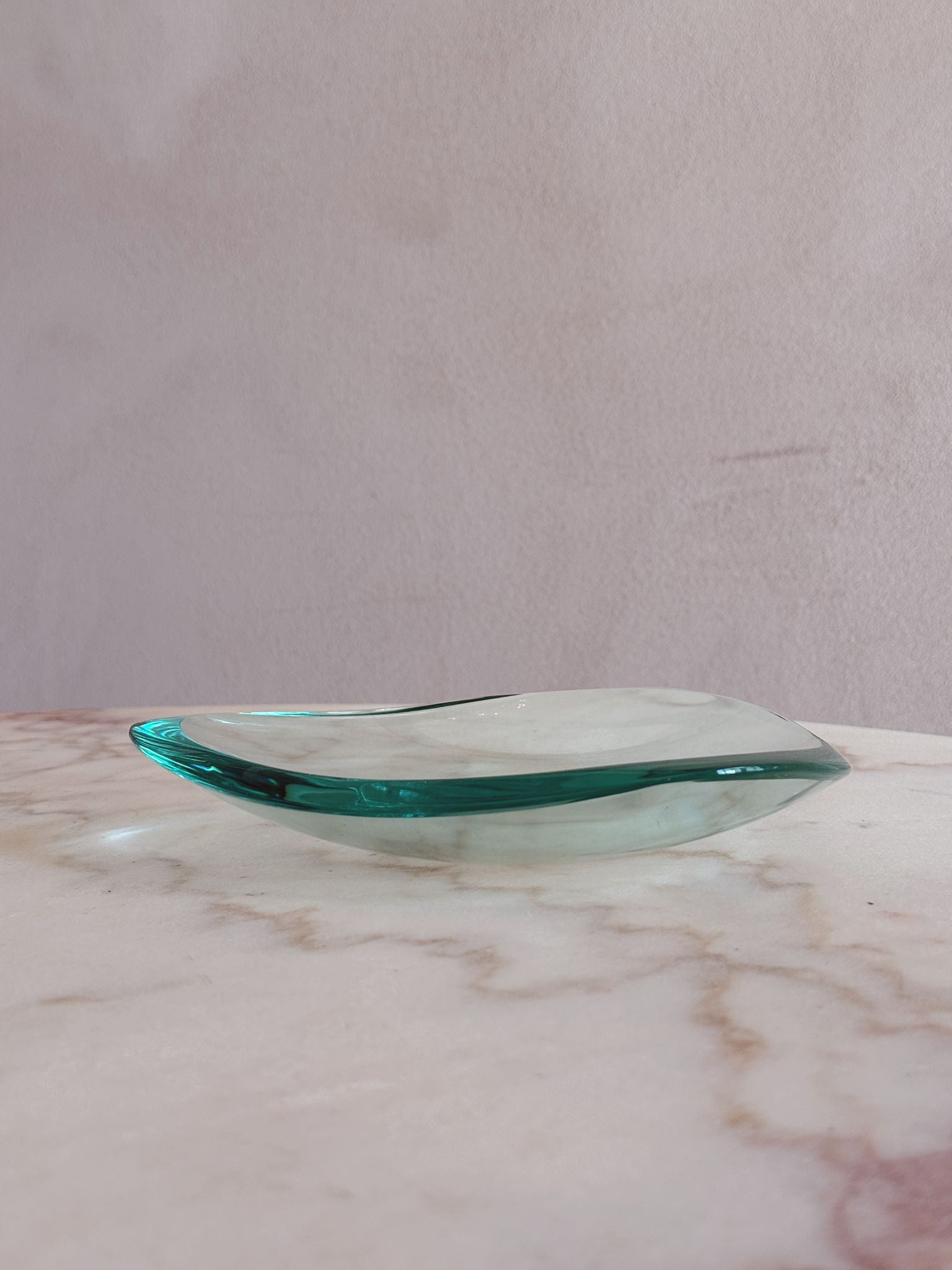 1970s Triangular Fontana Arte Bowl
