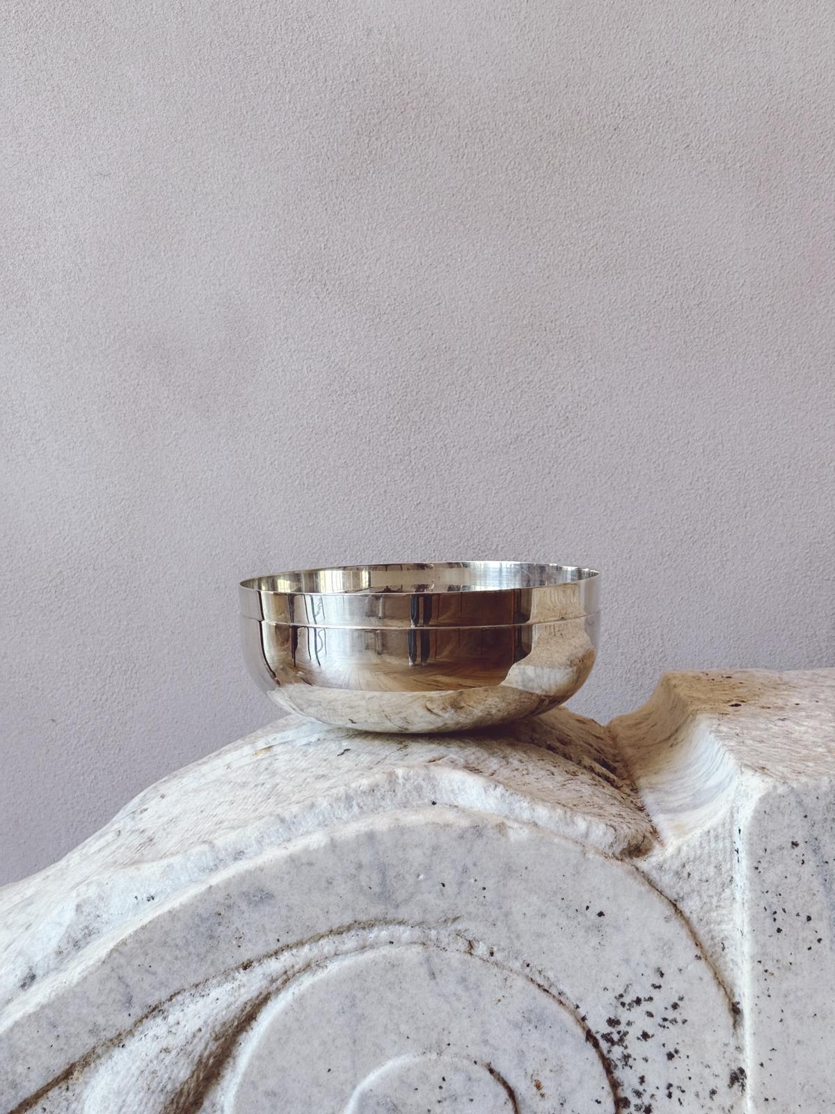 Pair of 1960s Sabattini Silver Bowls