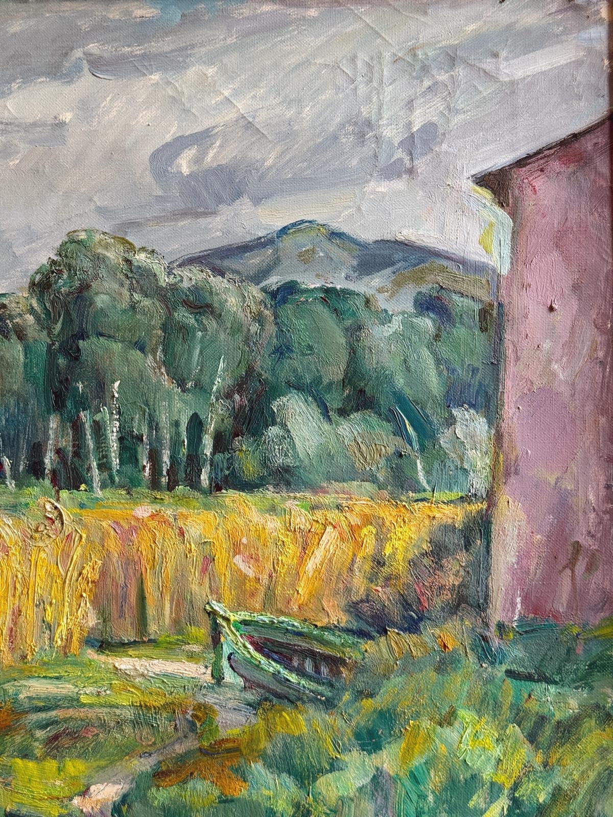 “Estate in Versilia” 1961 Oil Painting by Mario Disertori