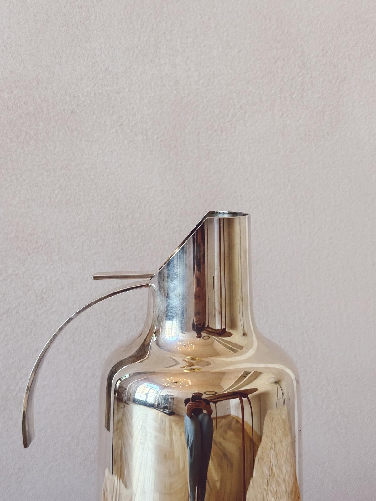 1960s Sabattini Silver Drinks Thermos